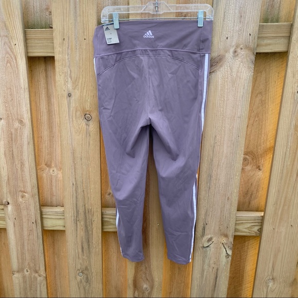 adidas High Waist 7/8 Tight leggings XL Lavender - Picture 8 of 13